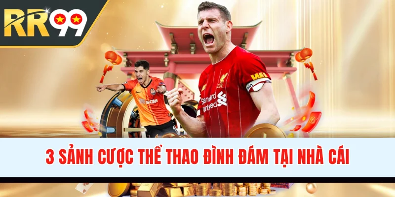 3 sảnh cược thể thao đình đám tại nhà cái