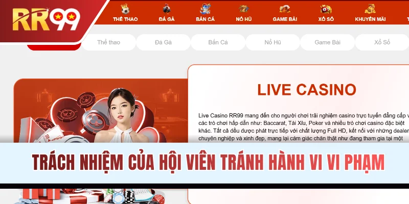Trách nhiệm của hội viên tránh hành vi vi phạm